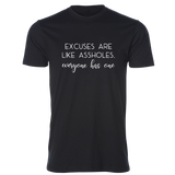 Excuses Tee, Black - Karter Collection x MCE Apparel
