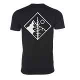Lone Tree Unisex Pocket Tee Design, Black - MCE Apparel