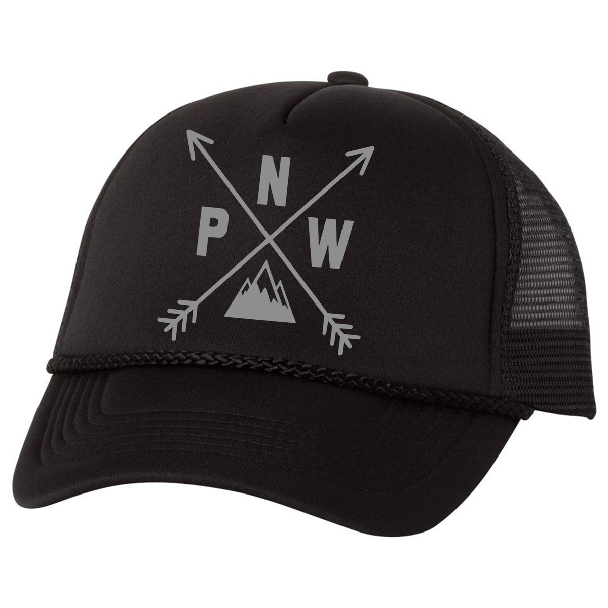 PNW Compass Hat, Black – MCE Apparel - Main Image