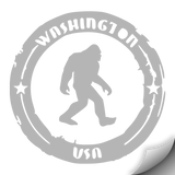 Sasquatch Search Team Decal, Grey - MCE Apparel