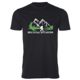 Social Distancing Champion Unisex Tee, Black - MCE Apparel