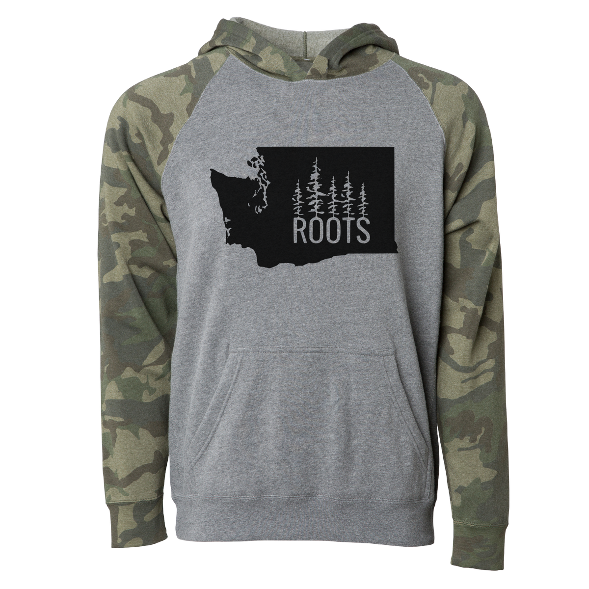Grey roots hoodie on sale