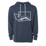 WA Sasquatch Hoodie, Slate Blue - MCE Apparel