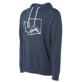 WA Sasquatch Hoodie, Slate Blue - MCE Apparel