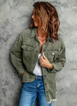 Ms. Olive Frayed Denim