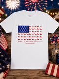 Patriotic Pups Graphic Tee