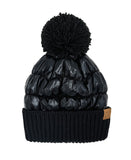 Cozy Pom Puffer Beanie