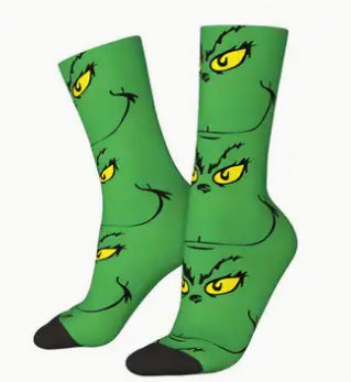 “Mr. Grinch” Socks