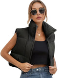 The Crop Puffer Vest