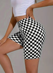 It’s in the Checkerboard! Biker Shorts