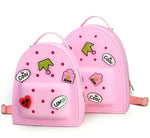 Trendy “Croc Charm” Backpack