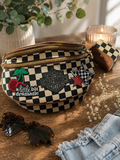 Cherry Checkered Rebel BumBag