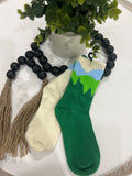 PNW Mountain Range Socks