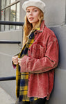 Corduroy Washed Oversized Jacket