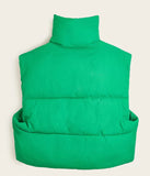 The Crop Puffer Vest