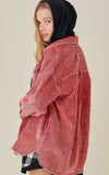 Corduroy Washed Oversized Jacket