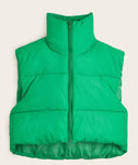 The Crop Puffer Vest