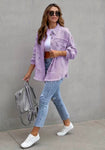Raw Edge Lavender Denim