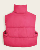 The Crop Puffer Vest