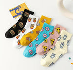 Fast Food Collection Crew Socks