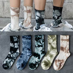 Neutral Tones Tye-Dye Socks