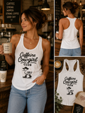 Caffeine Cowgirl Club Racerback Tank