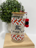 PLASTIC LIBBY 16oz. W/straw charm