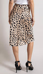 Ms. Cowprint Midi Skirt