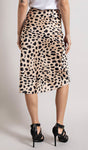 Ms. Cowprint Midi Skirt