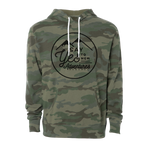 Adventure Seeker Unisex Camo Hoodie, Black - MCE Apparel