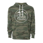 Adventure Seeker Unisex Camo Hoodie, White - MCE Apparel