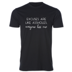 Excuses Tee, Black - Karter Collection x MCE Apparel