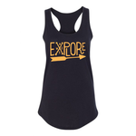 Explore NW Tank, Black/Peach - MCE Apparel