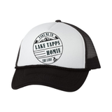 Lake Tapps Homies Hats, White/Black - MCE Apparel
