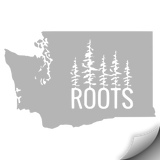 Washington Roots Decal, Grey - MCE Apparel