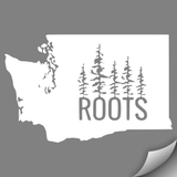 Washington Roots Decal, White - MCE Apparel