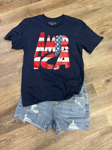 America & Stars T-shirt