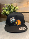 “Happy Camper” Flat Bill Hat