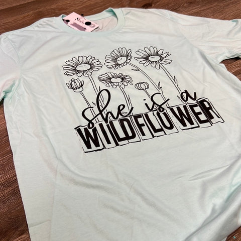 She is a Wildflower T-shirt