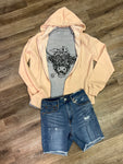 Denim Raw Hem Dark-wash