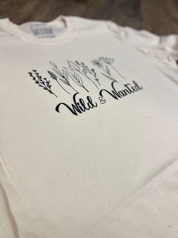 Wild & Wanted Cream Tshirt