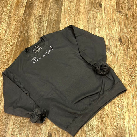 Be Kind Crewneck- Black