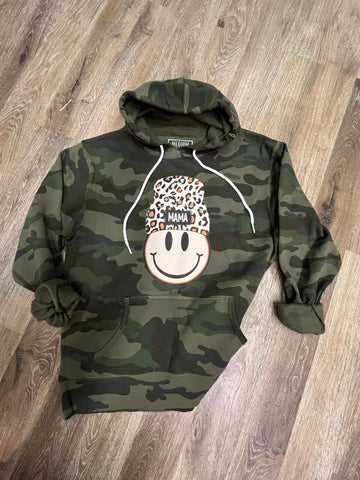 Cheetah Smiles Camo Hoodie