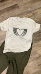 Skelly Heart Valentines Tshirt