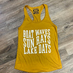 Boat Waves Racerback Tank
